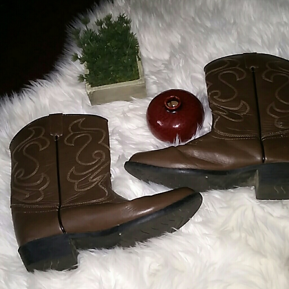 Get'um Cowgirl Brown Cowgirl boots